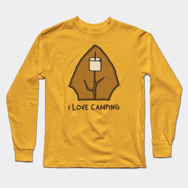 I Love Camping Long Sleeve T-Shirt by happysquatch